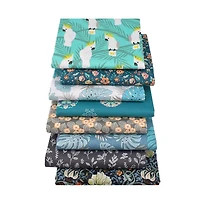 Gnuadz 50pcs 10" Cotton Fabric Squares Floral Patchwork Quilting Diy Craft