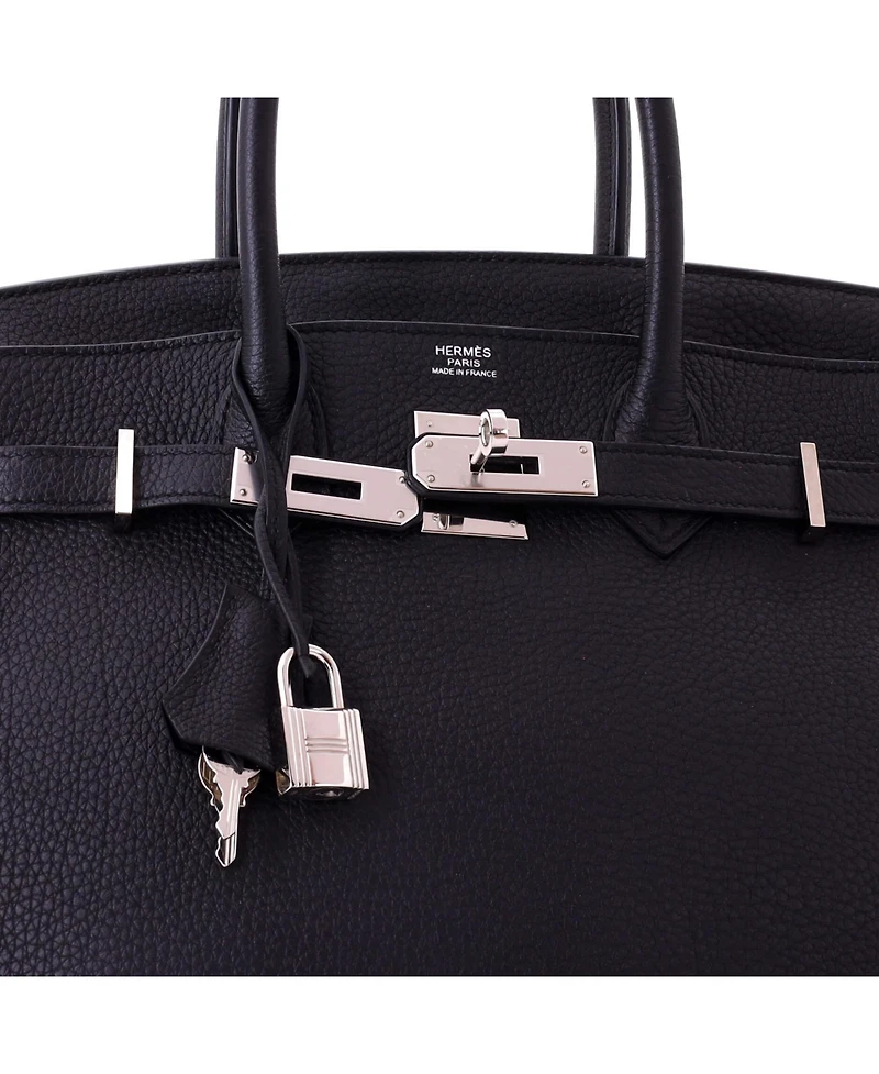 Pre-Owned HERMES Birkin 30 Handbag Togo with Palladium Hardware