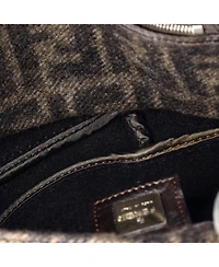 Pre-Owned Fendi Baguette Bag Zucca Wool