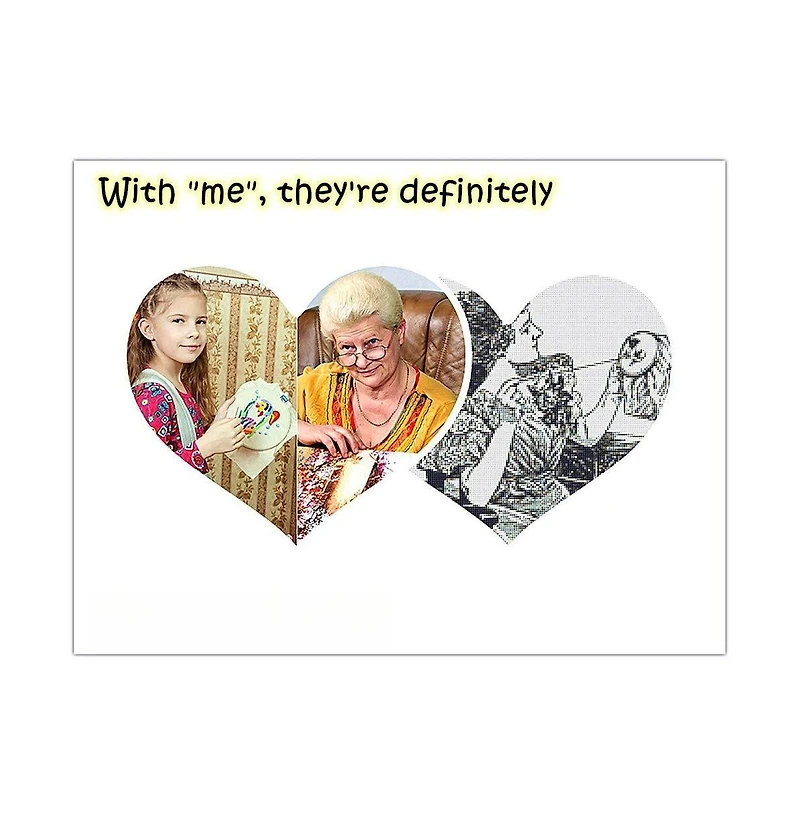 Gnuadz Cross Stitch Embroidery Kit Three Birds Easy Patterns Diy Supplies Christmas Gift Counted Needlework Set