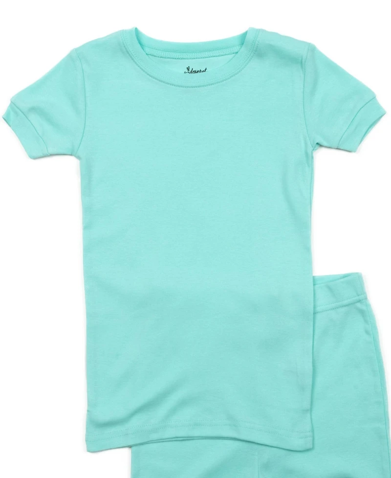 Leveret Toddler Matching Family Two Piece Cotton Short Sleeve Shirt and Shorts Pajamas