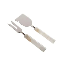The Collective Home, Santo Alabaster Cheese Tools - Set of 2