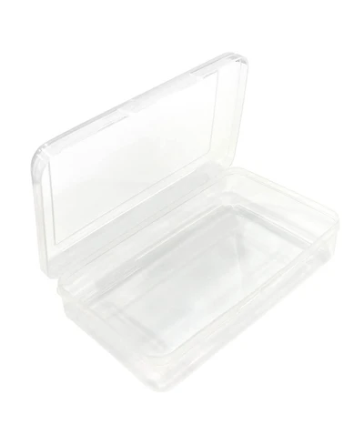 Gnuadz Clear Pencil Case Plastic Stackable Box School Classroom Supply
