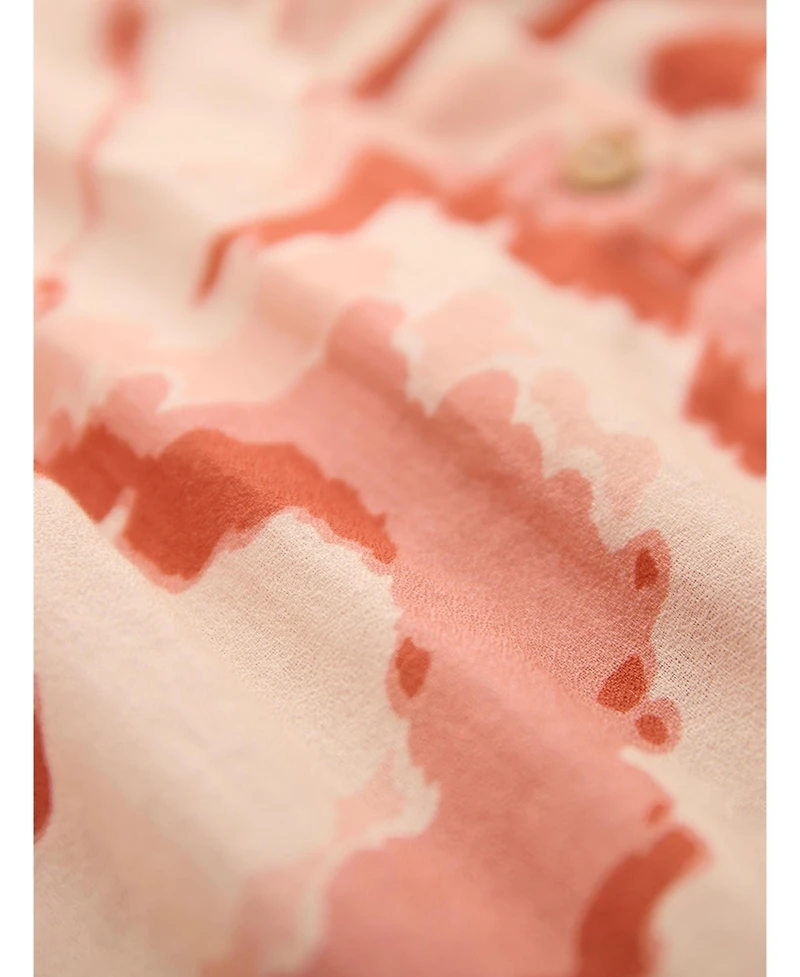 Celtic & Co. Women's Long Sleeve Tie Neck Swing Shirt