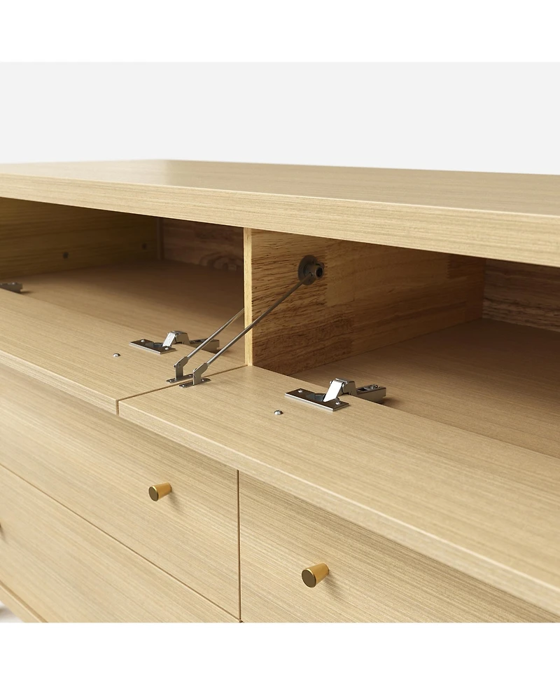 Famapy Solid Wood Dresser , Pre-Assembled Chest , Created for Macy's