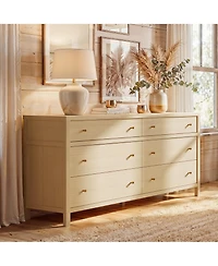 Famapy Solid Wood Dresser , Pre-Assembled Chest , Created for Macy's