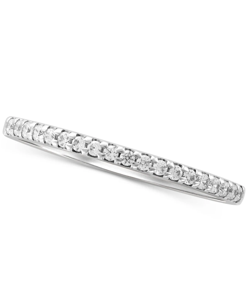 Diamond Stackable Band (1/7 ct. t.w.) 14k Gold, White Gold or Rose