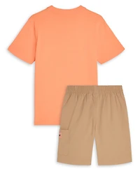 Scotch & Soda Boys' 4-7 Short-Sleeve T-Shirt and Shorts, 2-Piece Set