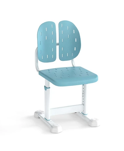 Gouun 5-Position Height-Adjustable Study Chair with Dual Back Support for Kids