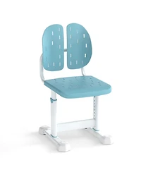Gouun 5-Position Height-Adjustable Study Chair with Dual Back Support for Kids