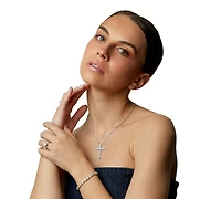 Diamond Teardrop Link Tennis Bracelet (1 ct. t.w.) in 14k Gold