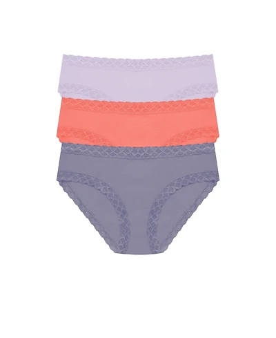 Natori Women's Bliss Supima Cotton Girl Brief 3-Pack