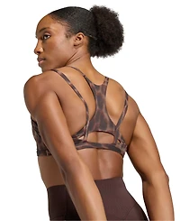 adidas Women's Optime Leopard Strappy Light Support Bra