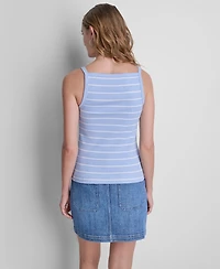Dkny Jeans Women's Square Neck Tank Top