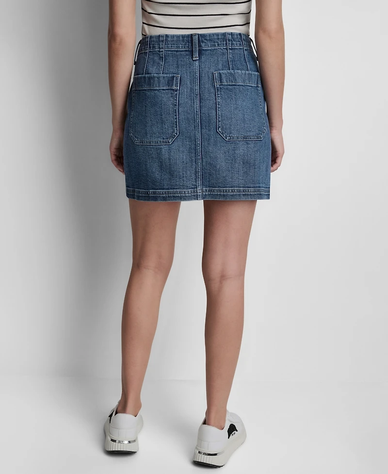 Dkny Jeans Women's High-Rise Mini Skirt
