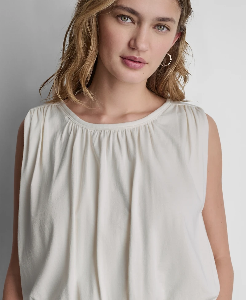 Dkny Jeans Women's Sleeveless Bubble Top
