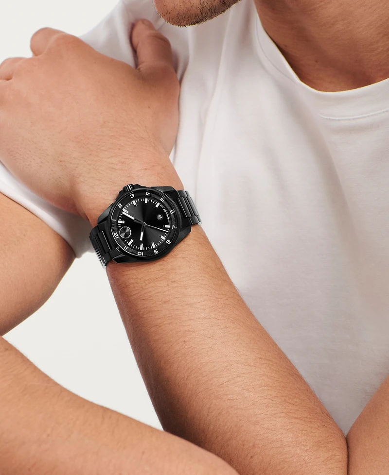 Movado Men's Bold Verso S Swiss Quartz Ionic Plated Steel Watch