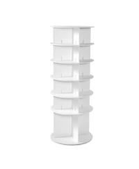 Sugift 6-Tier Rotating Shoe Rack 360 Spinning Shoe Organizer for Bedroom Closet