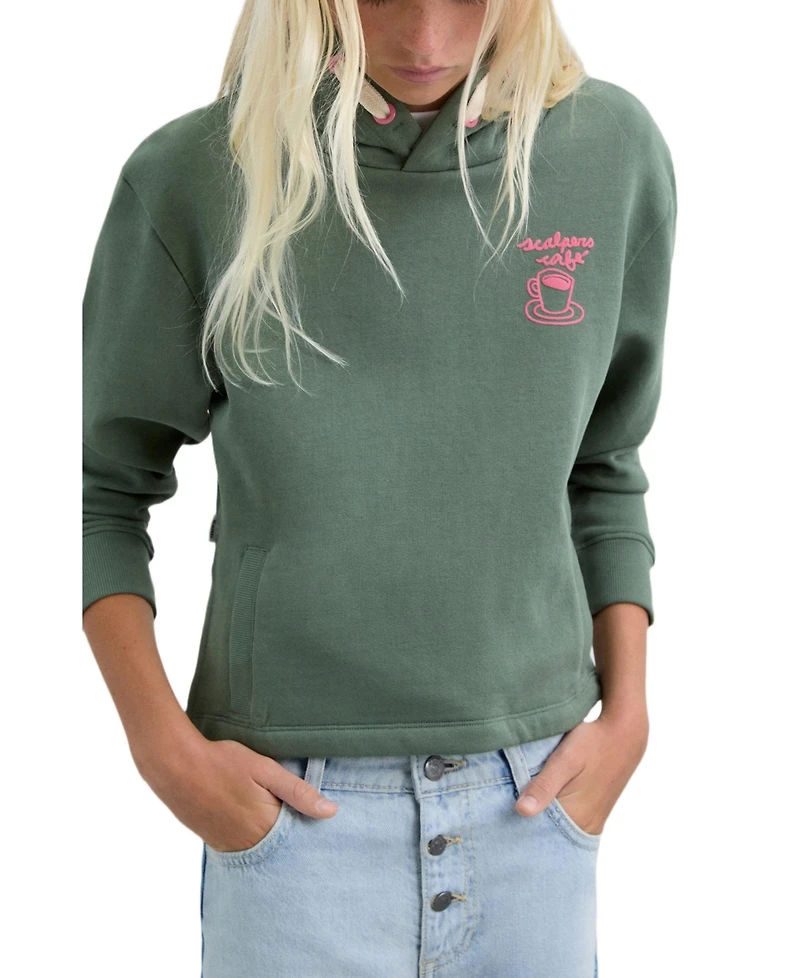 Scalpers Little Girls Croissant Graphic Hoodie