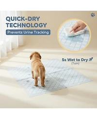 Aronkl 50-pack Extra Large Pads 34x28 6-layer Leakproof Quick-dry High Absorbency Disposable Dog Potty Training Pads