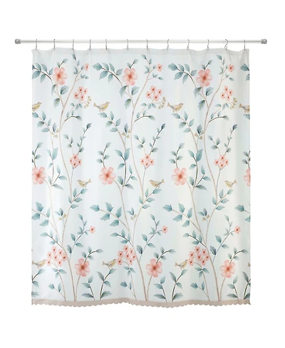 Avanti Pretty Birds Shower Curtain, 72" x 72"