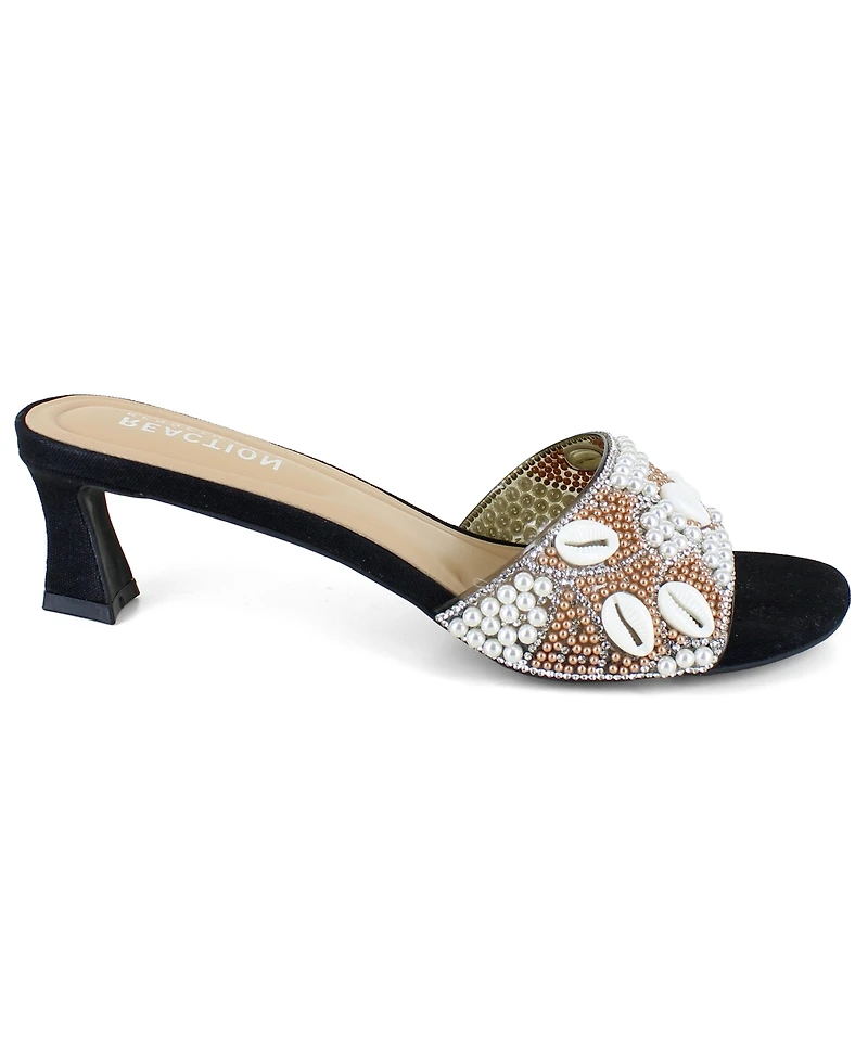 Kenneth Cole Reaction Women's Bahama Shell Slip On Dress Sandals