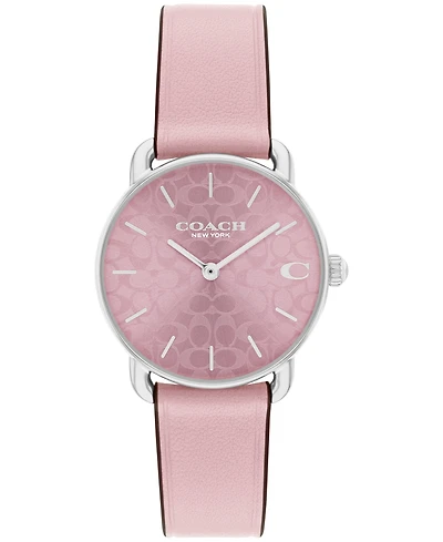 Coach Women's Elliot Blush Leather Bracelet Watch, 28mm