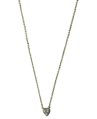 Adornia Cubic Zirconia Halo Heart Necklace