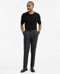 Michael Kors Men's Classic-Fit Flannel Solid Pants