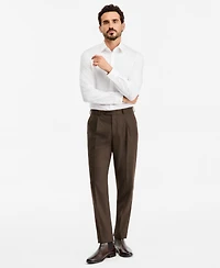 Michael Kors Men's Classic-Fit Denim Flannel Solid Pants