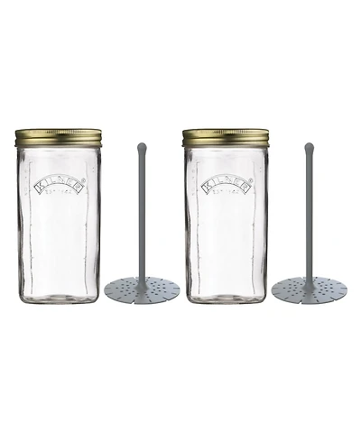 Kilner Pickle Jar with Lifter, Set of 2