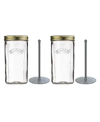 Kilner Pickle Jar with Lifter, Set of 2