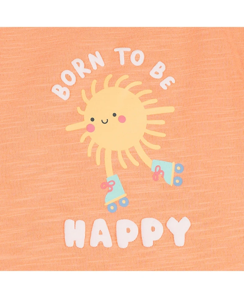 Gerber Baby Girls Short Sleeve T-Shirts, 3-Pack