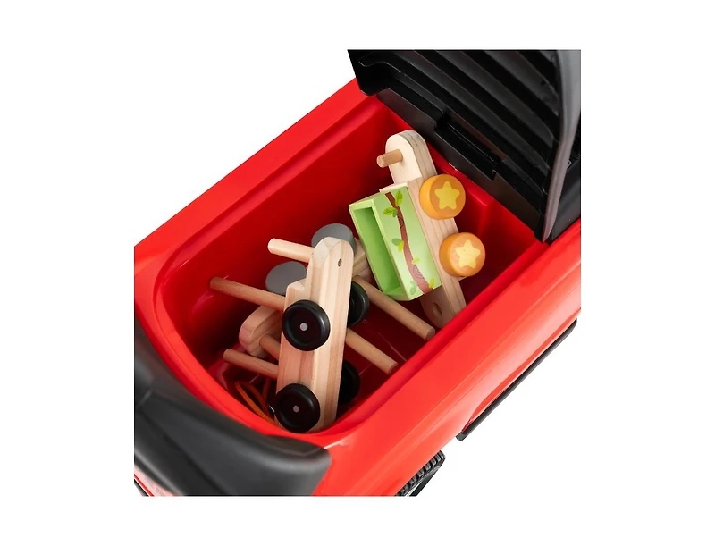 Slickblue Kids 3-in-1 Push Car with Removable Handle and Safety Guardrail