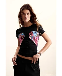 Desigual Women's T-shirt designed by M. Christian Lacroix