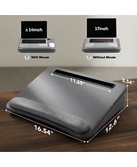 Gnuadz Lap Desk Portable Pillow Cushion Laptop Stand Storage