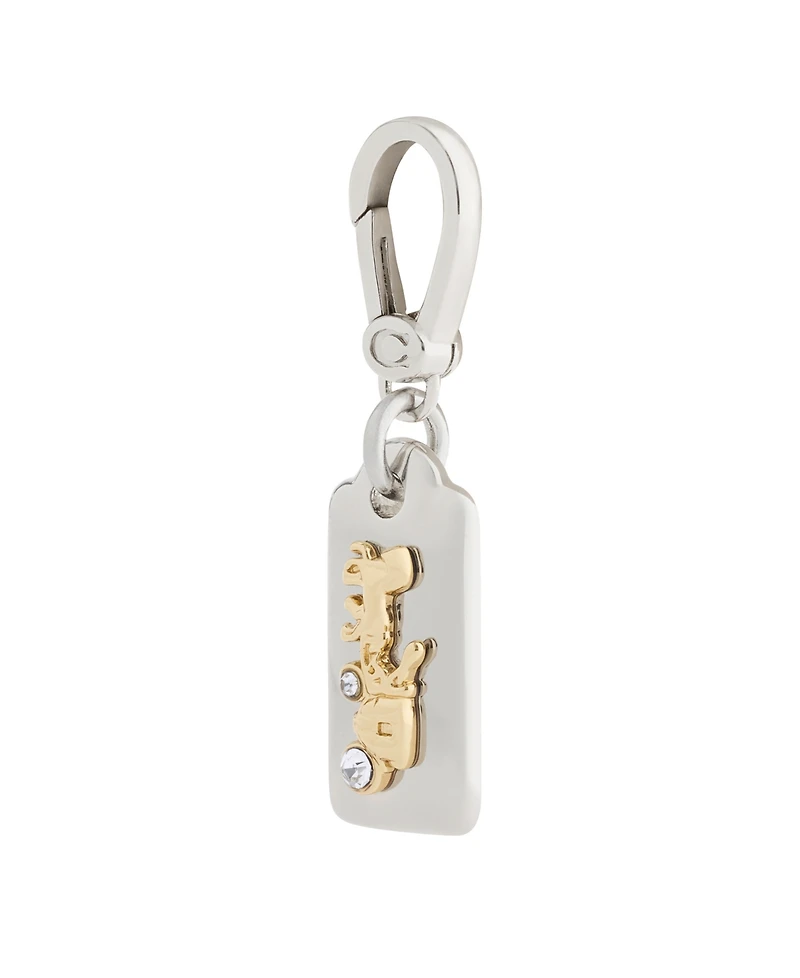 Coach Two-Tone Collectible Signature Horse Carriage Jewelry Charm