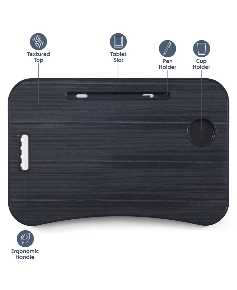 Gnuadz 17" Laptop Bed Tray Adjustable Stand Portable Lap Desk Foldable Reading Table