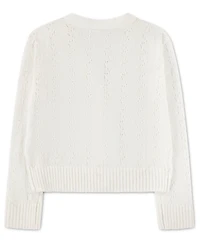 abercrombie kids Girls' Pointelle Cardigan Sweater