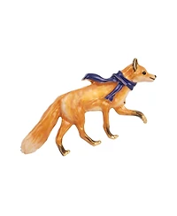 Fable England Cosy Fox Enamel Brooch