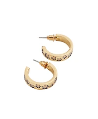 Fable England Nightshade Gold Hoop Earrings