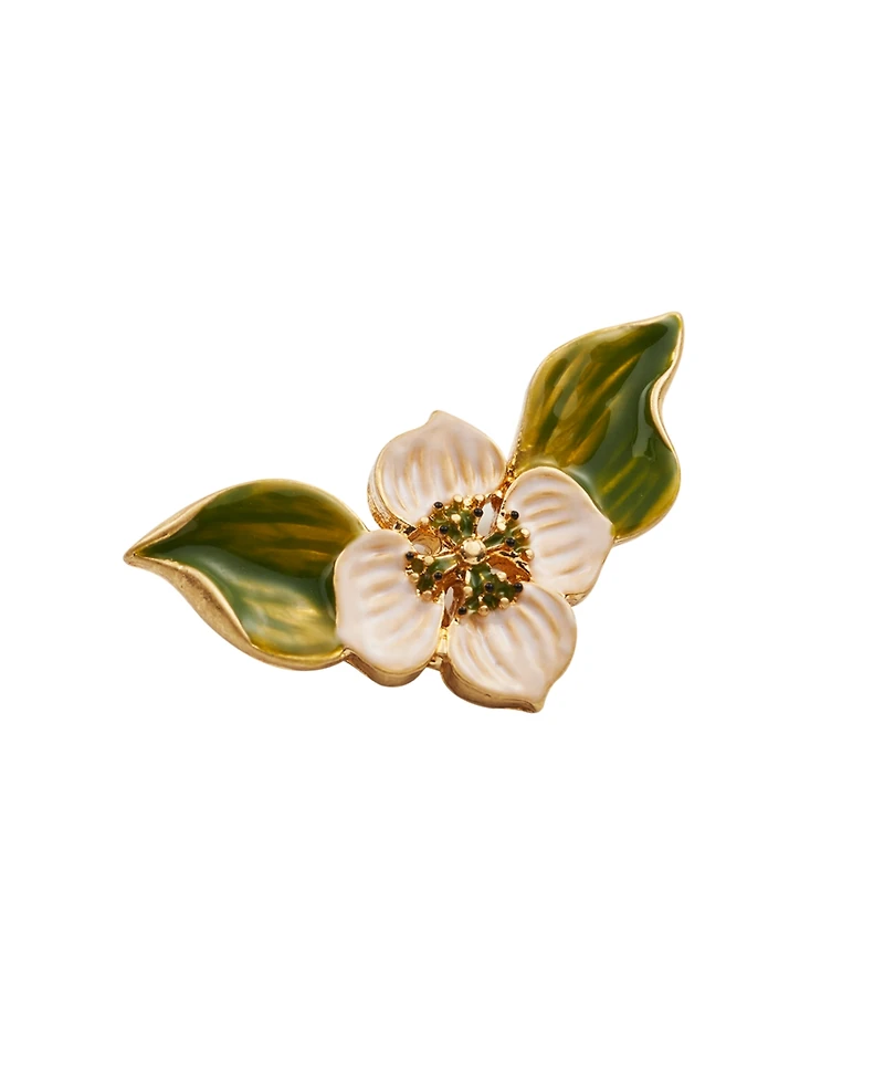 Fable England Poppy Anemone Enamel Brooch