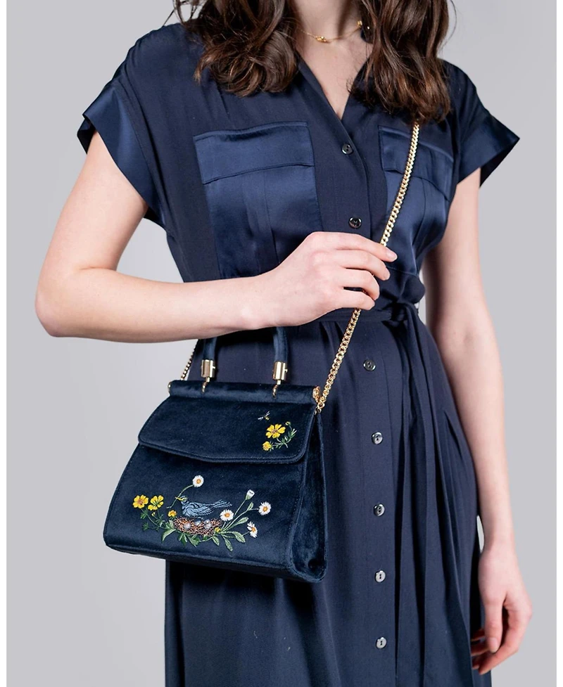 Fable England Blackbird Mini Top Handle Bag