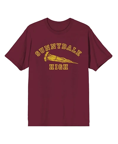 Buffy The Vampire Men's Slayer Sunnydale High Adult Crew Neck Short Sleeve