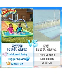 Slip N Slide Water Slide, 18ft Backyard Wave Rider Summer Outdoor Kid Toys, Double Lane, Includes 2 Boogie