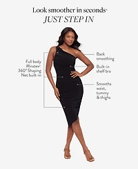 Body by Miraclesuit Women's One-Shoulder Midi Dress