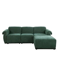 Streamdale Furniture Modular Chenille Sofa with Iron Frame 93 L
