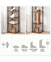 Yigii Narrow Vertical Shoe Rack, Space-Saving, Easy Assembly
