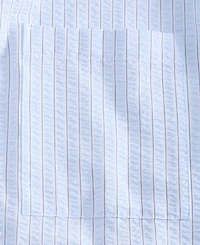 Alfani Men's Long-Sleeve Puckered Stripe One Pocket Shirt, Macy's Exclusive