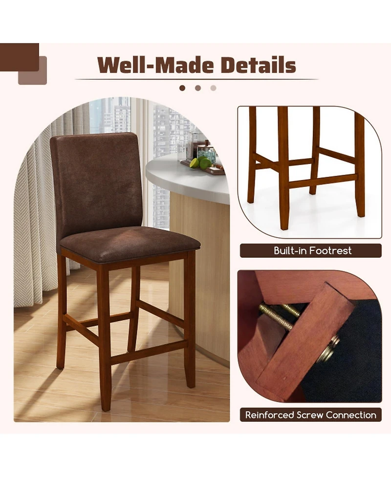 Gouun 26 in Counter Height Bar Stools Set of 2